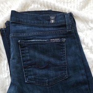 7 For All Mankind Jeans dark wash straight